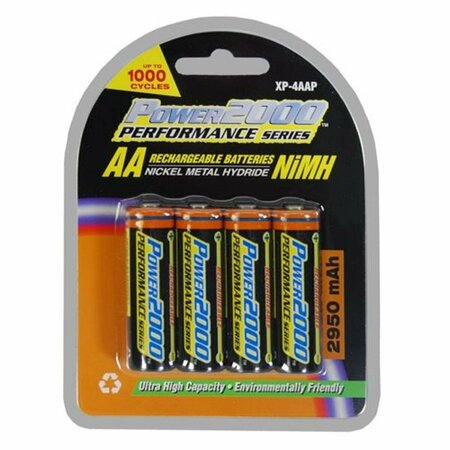 MISCELLANEOUS Power2000 Performance Series - 2,950 Mah 10 Pack Nickle Metal Hydride Aa Rechargeable Batteries XP10AA